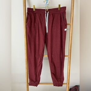 Vuori Women's Burgundy performance Joggers